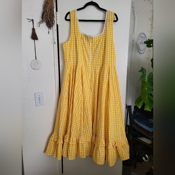 Jessakae plus size gingham dress - Picture 3 of 3
